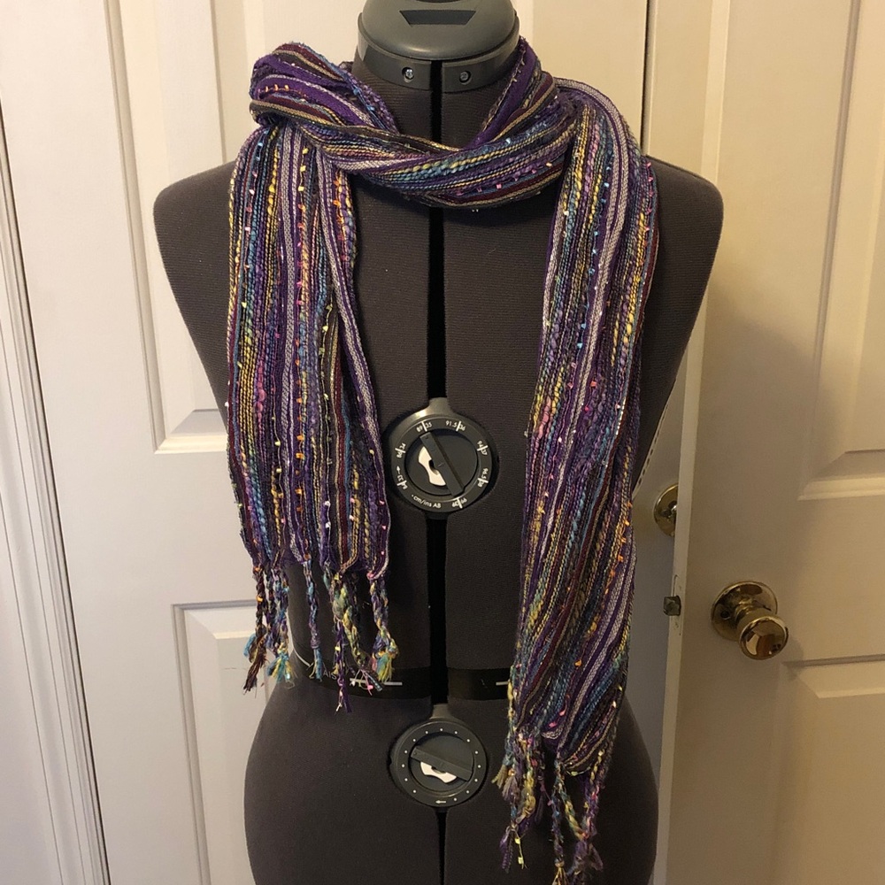 Multicolor Striped Women's Scarf